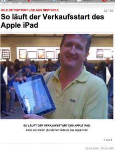 Quelle: Screenshots der Bild Website
